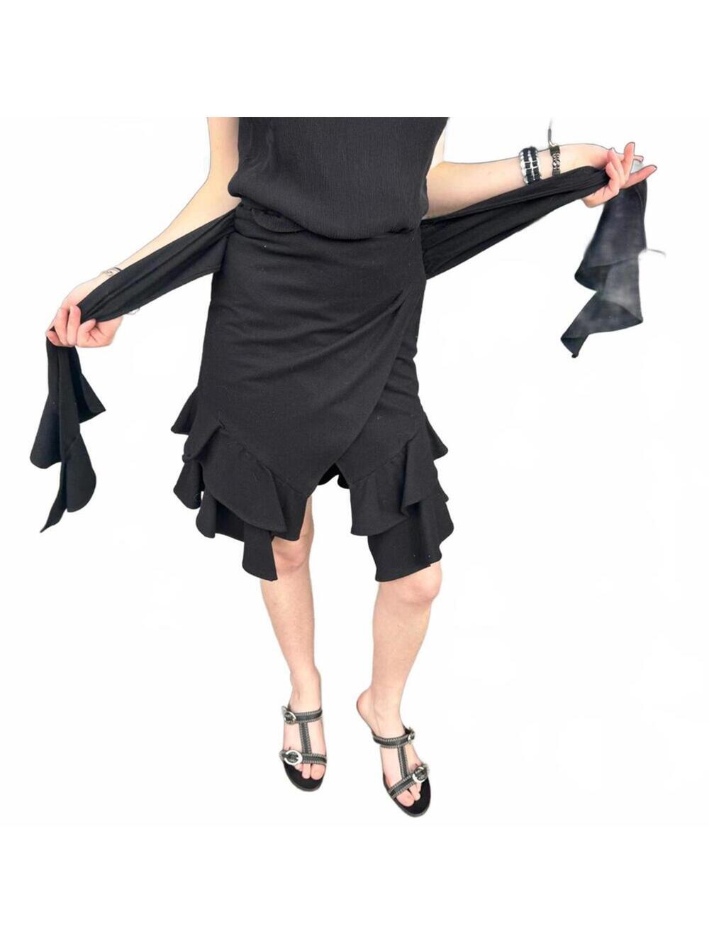 Intermix Erika Wool Blend  Ruffle Wrap Skirt NWT 2